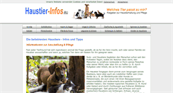 Desktop Screenshot of haustier-infos.eu