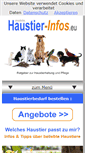 Mobile Screenshot of haustier-infos.eu